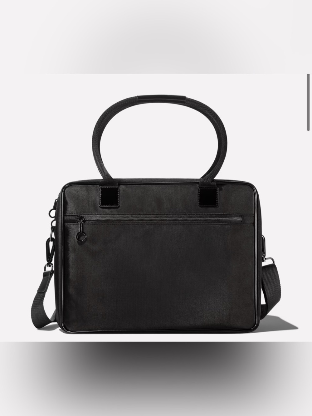 MAC Cosmetics Black Travel Tote Bag with Shoulder Strap New